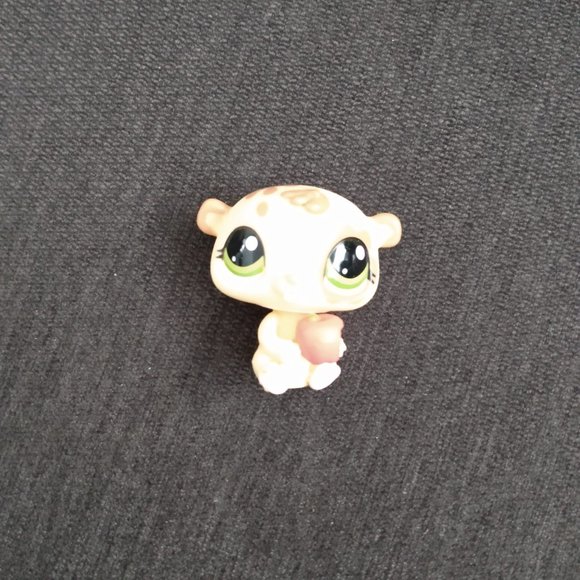 Littlest Pet Shop LPS #1888 Hamster with Apple #1889 Brown Mouse - Picture 3 of 8